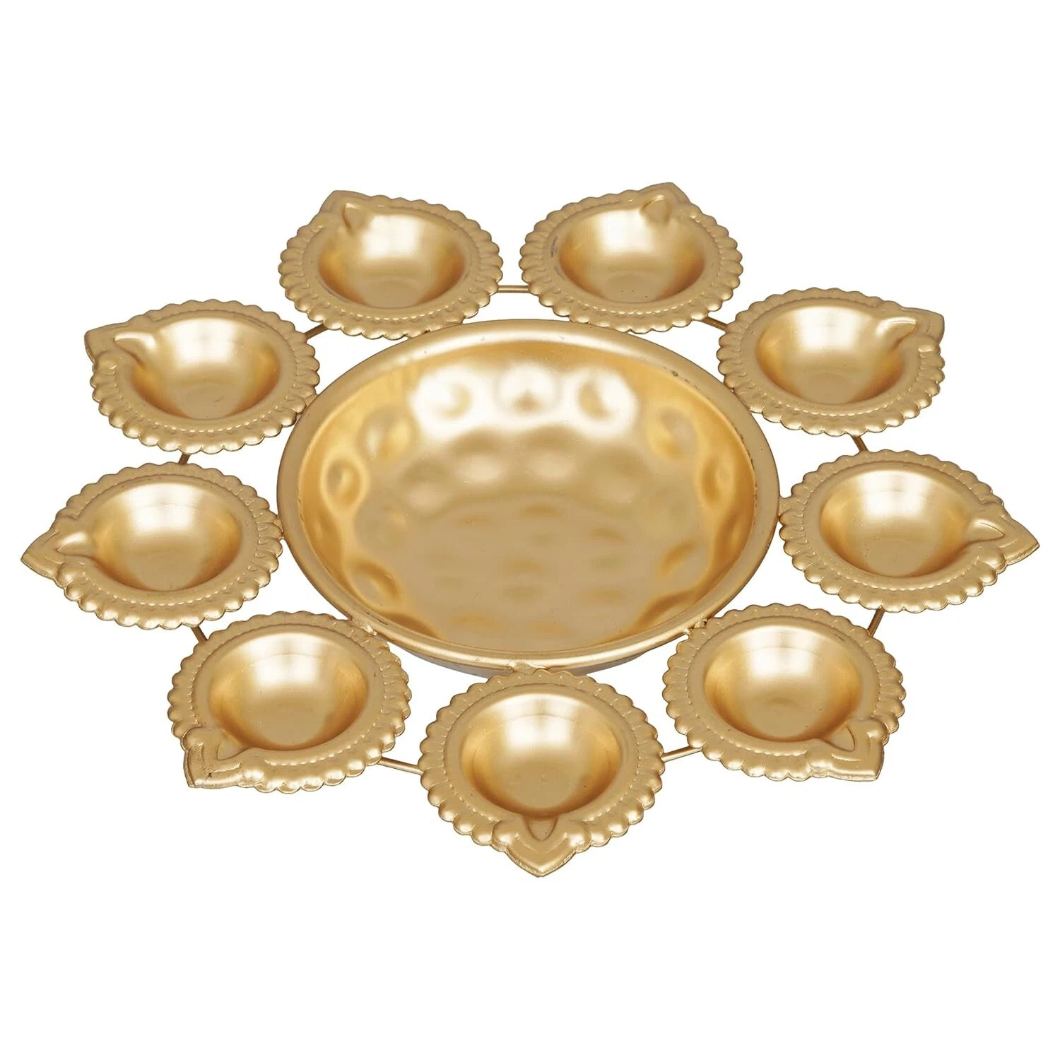 POOJA DIYA URLI (BRASS COTTING) 9s